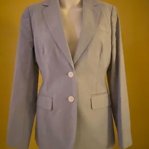 Brooks Brothers blue chambray blazer